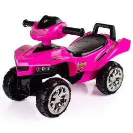 Zdjęcie produktu JEŹDZIK QUAD DLA DZIEWCZYNKI JEŹDZIDEŁKO AUTKO PCHACZ LED DŹWIĘKI KLAKSON