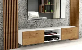 wiszaca-szafka-rtv-140-3-bialy-mat-dab-lancelot