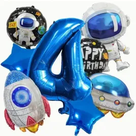 balony-zestaw-balonow-dekoracje-na-4-urodziny-kosmos-ufo-astronauta-8szt
