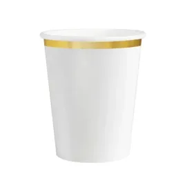 kubeczki-papierowe-kubek-bialy-classic-gold-220ml-6szt