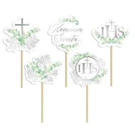 toppery-na-tort-komunia-swieta-ihs-eukaliptus-5szt