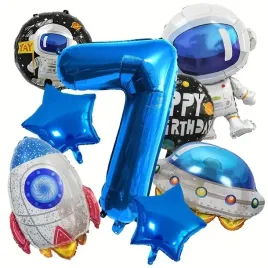 balony-zestaw-balonow-dekoracje-na-7-urodziny-kosmos-ufo-astronauta-8szt