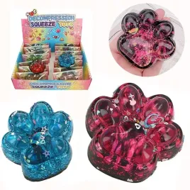 gniotek-squishy-antystresowy-kocia-lapka-z-brokatem-mix-16szt