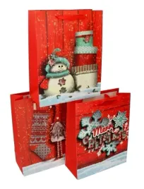 torebka-prezentowa-swiateczna-czerwona-18x23x8cm