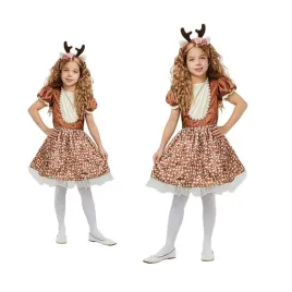 kostium-przebranie-sukienka-z-opaska-sarenka-jelonek-renifer-110-120cm-s