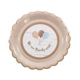 talerzyki-papierowe-baloniki-bezowe-18cm-6szt