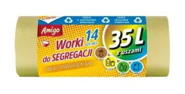 gosia-amigo-worki-do-segregacji-35l-z-uszami-zolte-plastik-14szt-7990