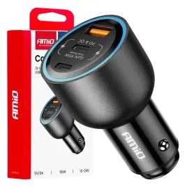 ladowarka-samochodowa-2x-usb-c-usb-a-12v-24v-95w-amio-04372