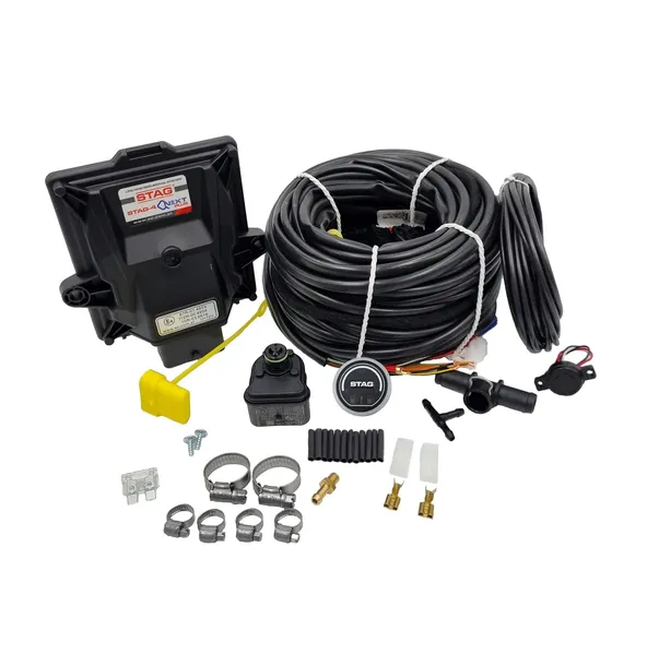 AC STAG ZESTAW 4 QNEXT PLUS LED 600 ELEKTRONIKA SEKWENCJA 4 CYL LPG