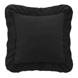poszewka-dekoracyjna-na-poduszke-czarna-ciemna-40x40cm-z-falbanka-ruffy