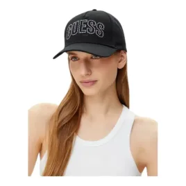guess-czapka-z-daszkiem-ines-cotton-cap-czarna
