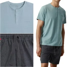 pizama-meska-atlantic-nmp-386-luzny-krotki-komplet-100percent-bawelna-xxl