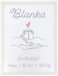 personalizowany-plakat-prezent-narodziny-dziecko-w-ramce-40x30-cm-nadruk-uv