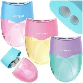 temperowka-z-pojemnikiem-podwojna-strugaczka-keyroad-wave-pastel-3-szt