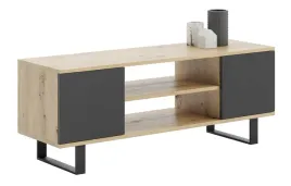 szafka-rtv-komoda-pod-telewizor-stolik-tv-loft-dab-artisan-czarny-mat-focus