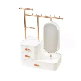 organizer-na-bizuterie-biel-szafeczka-z-lusterkiem-i-szufladkami-pd60b