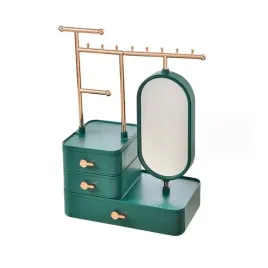 organizer-na-bizuterie-zielony-szafeczka-z-lusterkiem-i-szufladkami-pd60zie