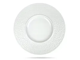 talerz-plytki-30-cm-bialy-hammering-porcelana-lubiana
