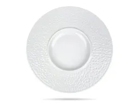 talerz-plytki-27-cm-bialy-hammering-porcelana-lubiana