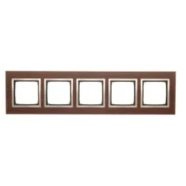 simon-54-nature-ramka-pieciokrotna-5-krotna-drewno-zloty-orzech-drn5-86