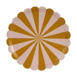 talerzki-z-falbanka-w-paski-brazowe-bezowe-urodzinowe-dekoracyjne-6szt