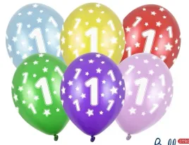 balony-na-roczek-kolorowe-balon-cyfra-1-pierwsze-urodziny-zestaw-6szt
