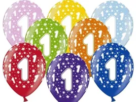 balony-na-roczek-kolorowe-balon-cyfra-1-pierwsze-urodziny-zestaw-50szt
