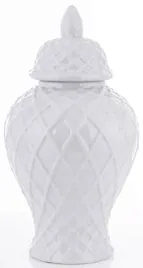 biala-amfora-ceramiczna-z-pokrywka-pojemnik-dekoracyjny-wzor-diamentowy