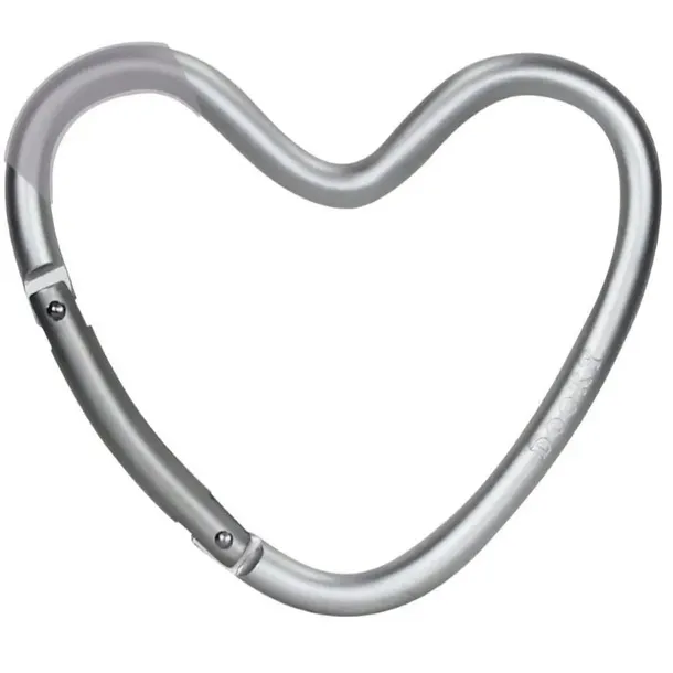dooky-hak-haczyk-zaczep-karabinczyk-do-wozka-serce-matt-silver-kod-producenta-5038278002438