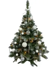 choinka-120cm-bialo-srebrna-bajkowa-z-dekoracjami-100led-jak-zywa