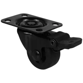kolko-meblowe-obrotowe-gumowe-z-hamulcem-lkg-fi-30mm-skretne-czarne