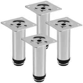 nozka-meblowa-d-100-okragla-regulowana-h-150-chrom-4-sztuki