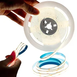 tasma-led-neon-cob-linia-5m-12v-8w-1m-biala-neutralna-shine-rejs