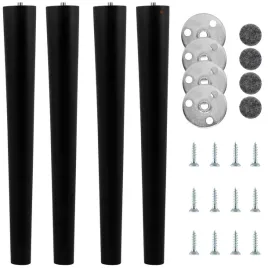 nozki-nogi-drewniane-bukowe-proste-okragle-czarne-36cm-4szt-blachy-zestaw