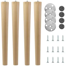 nozki-nogi-drewniane-bukowe-proste-okragle-36cm-4-szt-blachy-zestaw