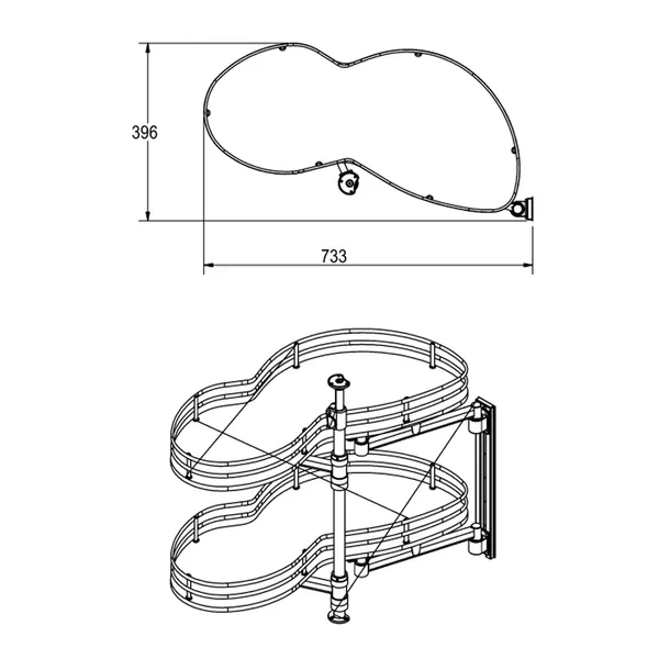 cargo-magic-corner-gemi-800mm-nerka-lewa-bialy-stan-nowy-kod-producenta-gn-800-b-l