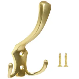 wieszak-meblowy-scienny-haczyk-na-ubrania-w003-zloty-szczotkowany-wkrety