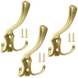 wieszak-meblowy-scienny-haczyk-na-ubrania-w003-zloty-szczotkowany-3-sztuki
