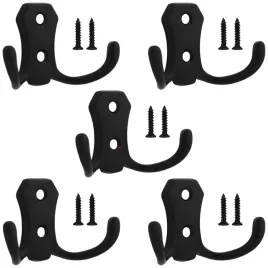 wieszak-meblowy-scienny-niski-haczyk-na-ubrania-w004-czarny-5-sztuk-wkrety