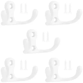 wieszak-meblowy-scienny-niski-haczyk-na-ubrania-w005-bialy-5-sztuk-wkrety