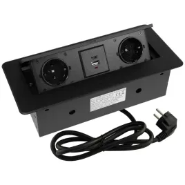 gniazdo-chowane-w-blat-atom-26-lite-usb-czarne