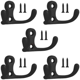 wieszak-meblowy-scienny-niski-haczyk-na-ubrania-w005-czarny-5-sztuk-wkrety
