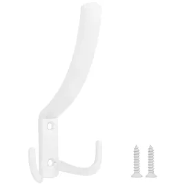 wieszak-meblowy-scienny-wysoki-haczyk-na-ubrania-w008-bialy-wkrety