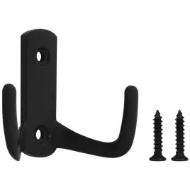 wieszak-meblowy-scienny-niski-haczyk-na-ubrania-w009-czarny-wkrety