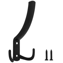 wieszak-meblowy-scienny-wysoki-haczyk-na-ubrania-w008-czarny-wkrety