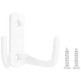 wieszak-meblowy-scienny-niski-haczyk-na-ubrania-w009-bialy-wkrety