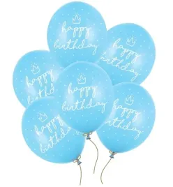balony-urodzinowe-happy-birhday-niebieskie-dekoracja-urodziny-zestaw-6szt