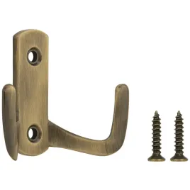 wieszak-meblowy-scienny-niski-haczyk-na-ubrania-w009-stare-zloto-wkrety