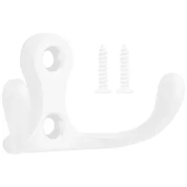 wieszak-meblowy-scienny-niski-haczyk-na-ubrania-w005-bialy-wkrety