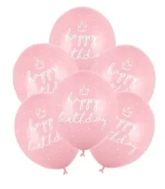 balony-urodzinowe-happy-birhday-rozowe-dekoracja-na-urodziny-zestaw-6szt